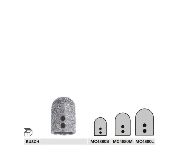 MC4880 S, MC4880 M, MC4880 L MEDCAP MEGA-COARSE DIAMOND